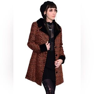 NWT Foxblood Suzy Coat Size S
